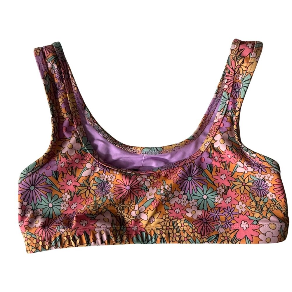 Blackbough Womens Floral Bikini Top S